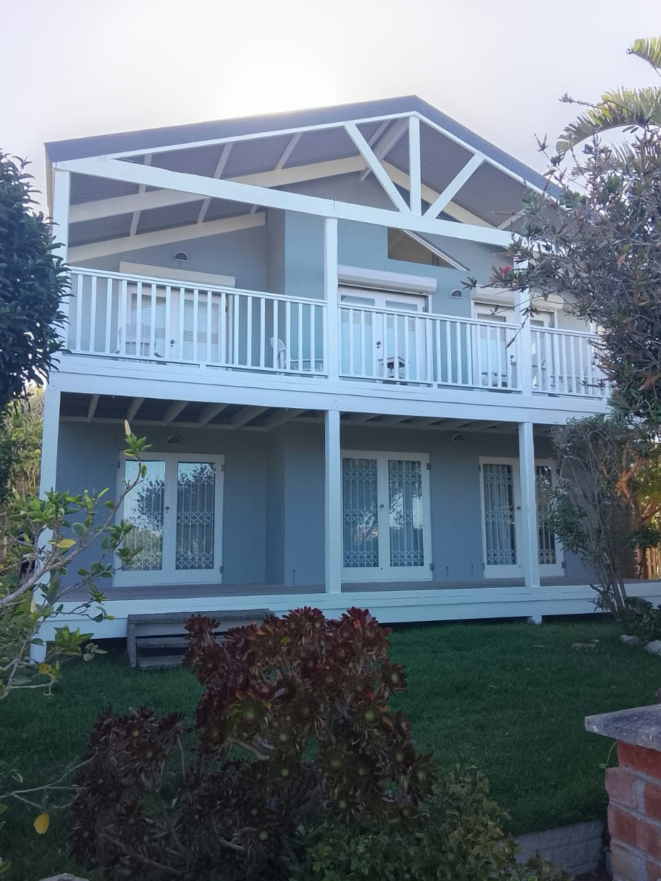 Balcony and deck renovation with fresh paintwork