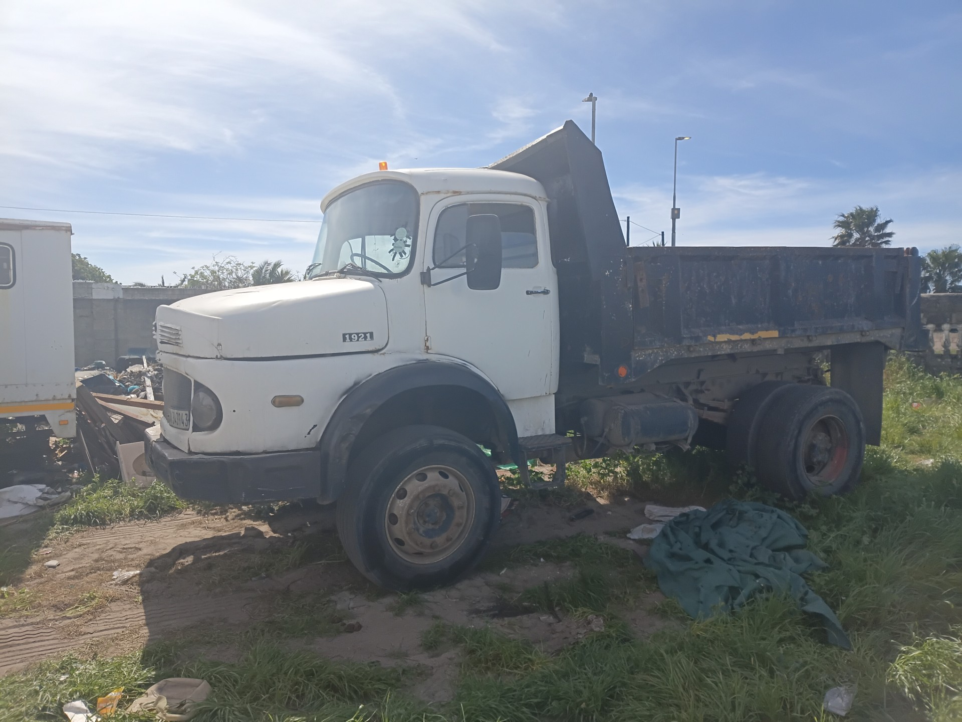 Our tipper truck, ready for loads